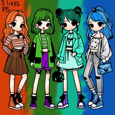 girls with fashion