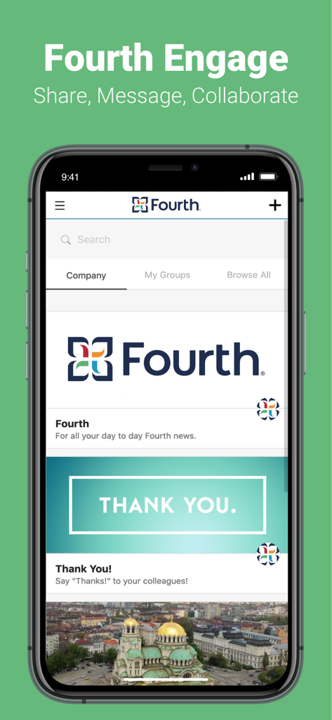Fourth - Fourth Engage mobile app for employee communication and collaboration