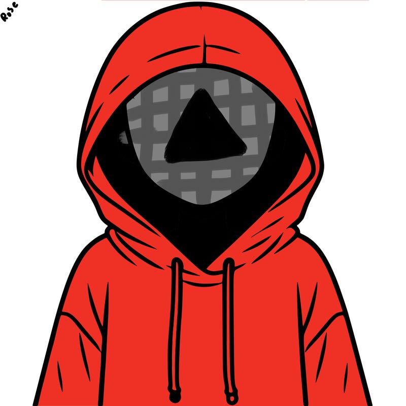 faceless girl in hoodie