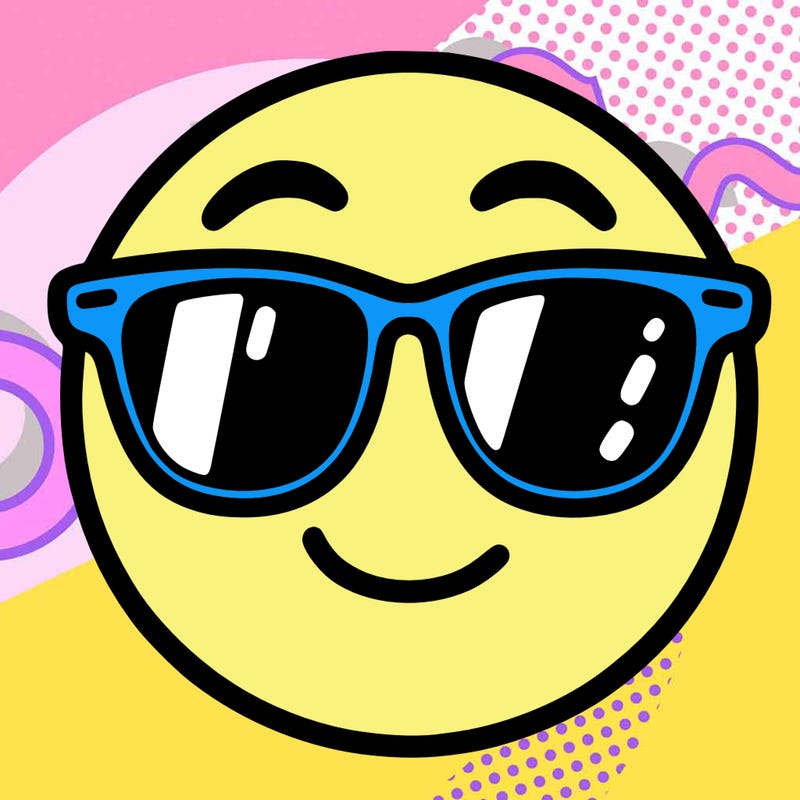 emoji with sunglasses