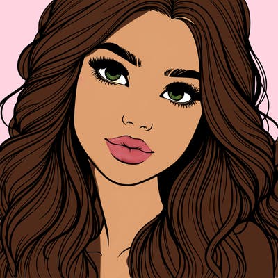 beautiful realistic girl