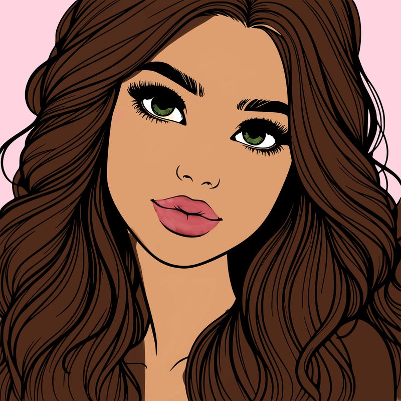 beautiful realistic girl