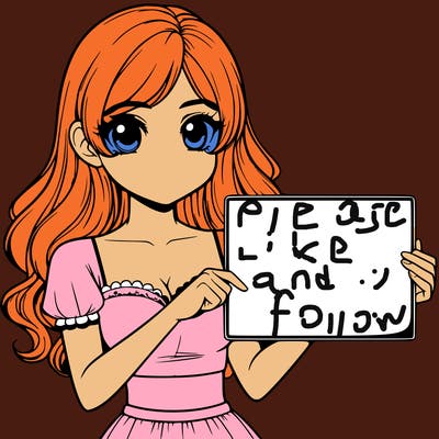 realistic pretty girl holding blank sign