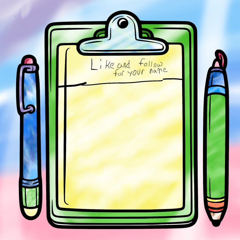 blank clip board with pen