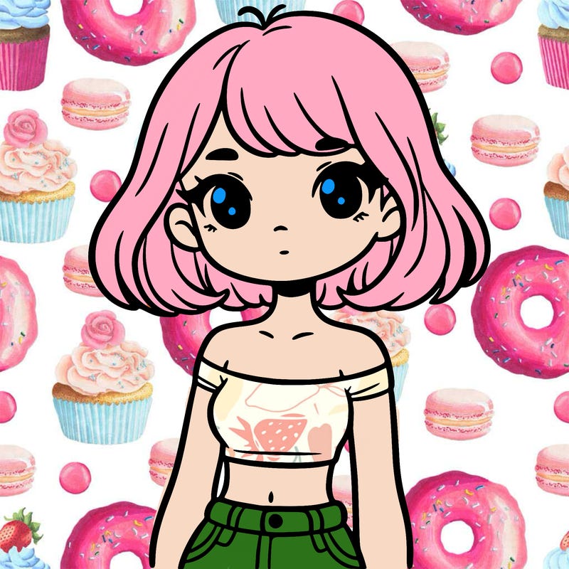 girl in a cute crop top