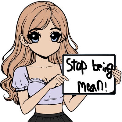 realistic pretty girl holding blank sign