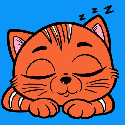 sleepy cat