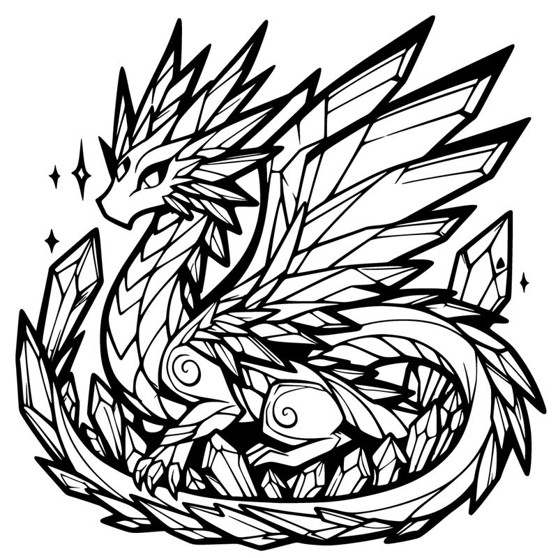 crystal dragon