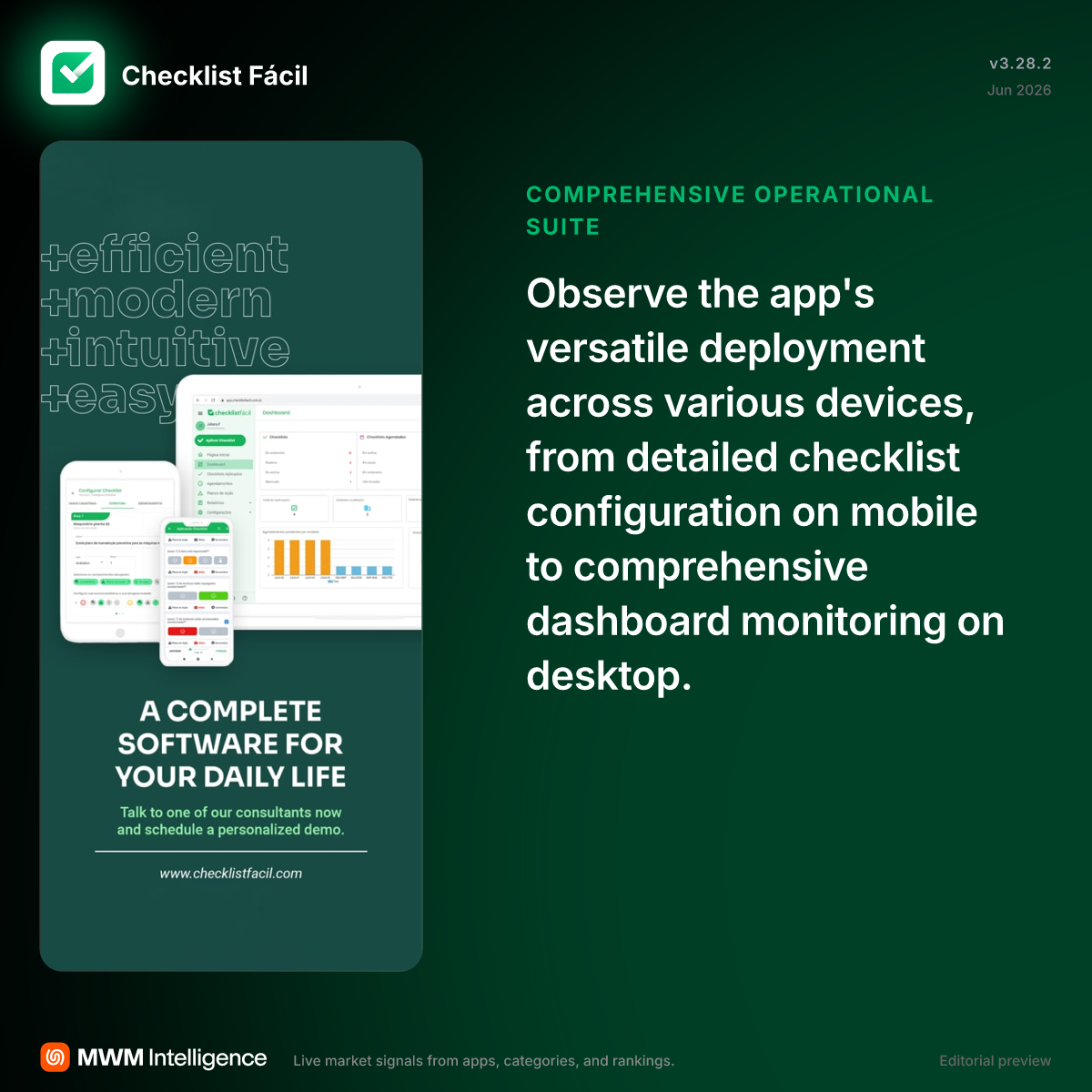 Checklist Fácil - Productivity App | MWM
