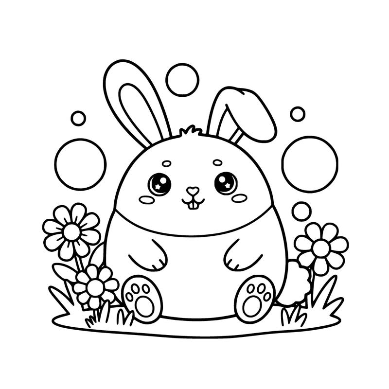 kawaii bunny medium