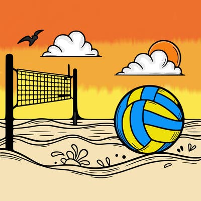 beach volleyball