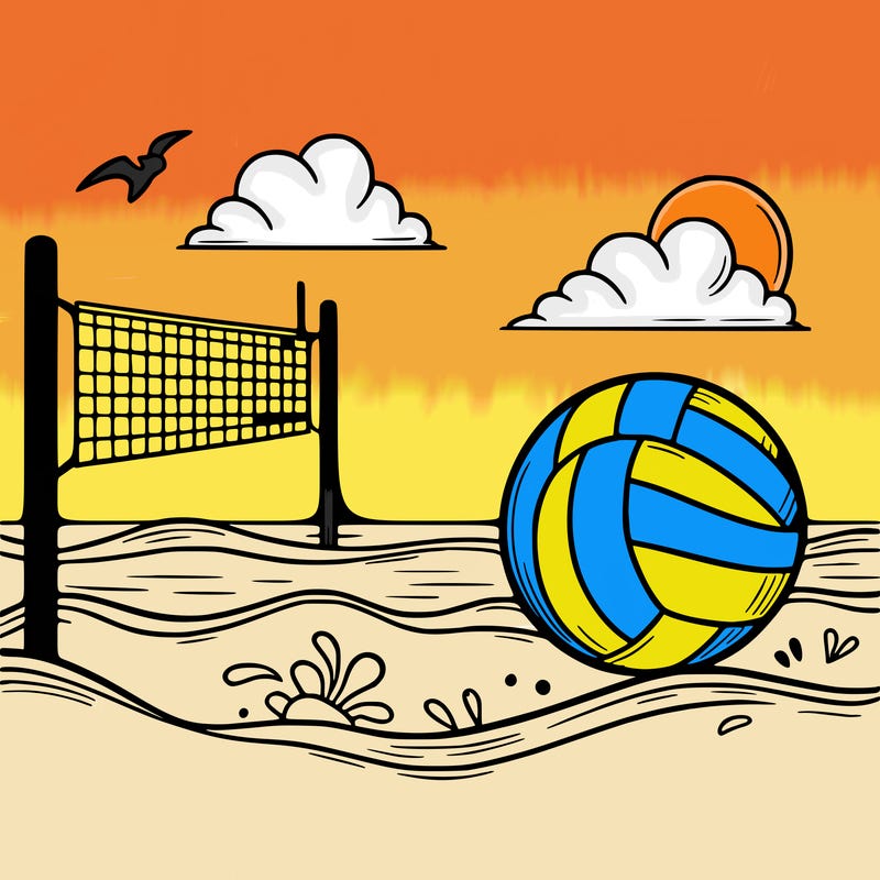 beach volleyball