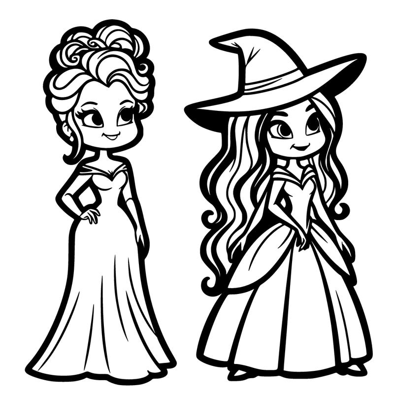 elphaba and glinda realistic