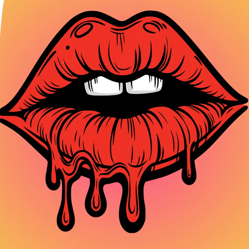 lips that look realistic and drip