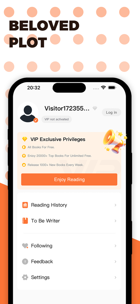 Novelix - Novelixアプリのプロフィール画面。VIPメンバーシップの特典と読書履歴が表示されています。