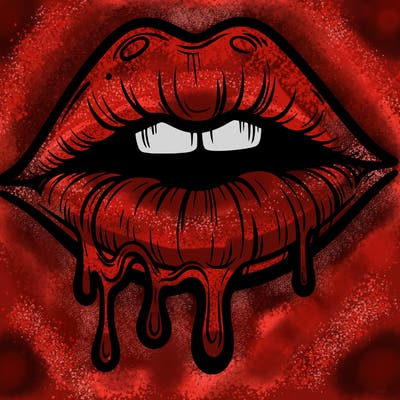 lips that look realistic and drip