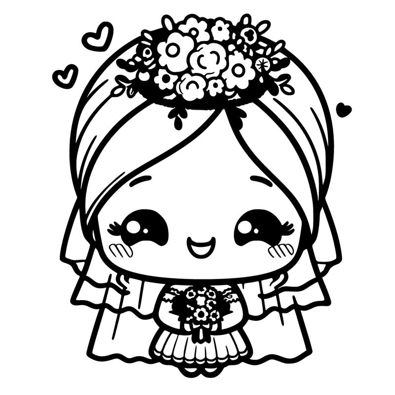 cute mind, wedding girl