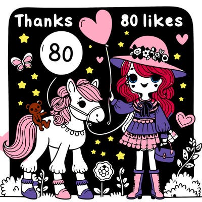 thanks for 80 likes ❤️