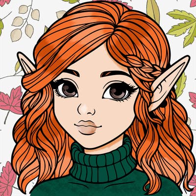 realistic girl elf