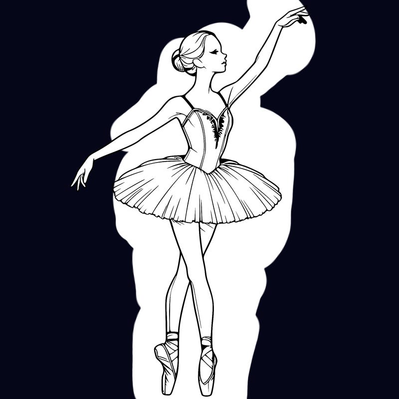 realistic ballerina