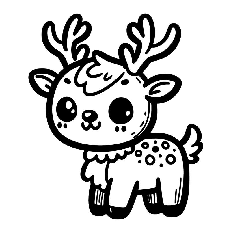 very very cute reindeer