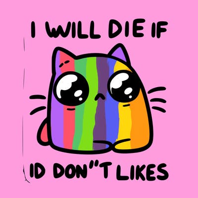 a cat that will die if we don’t get 10 likes