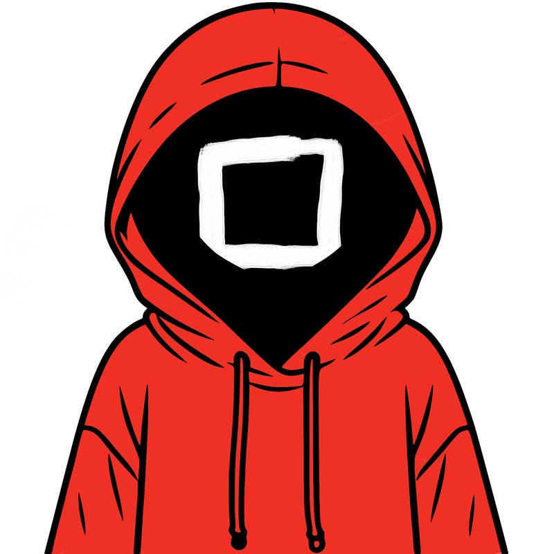 faceless girl in hoodie