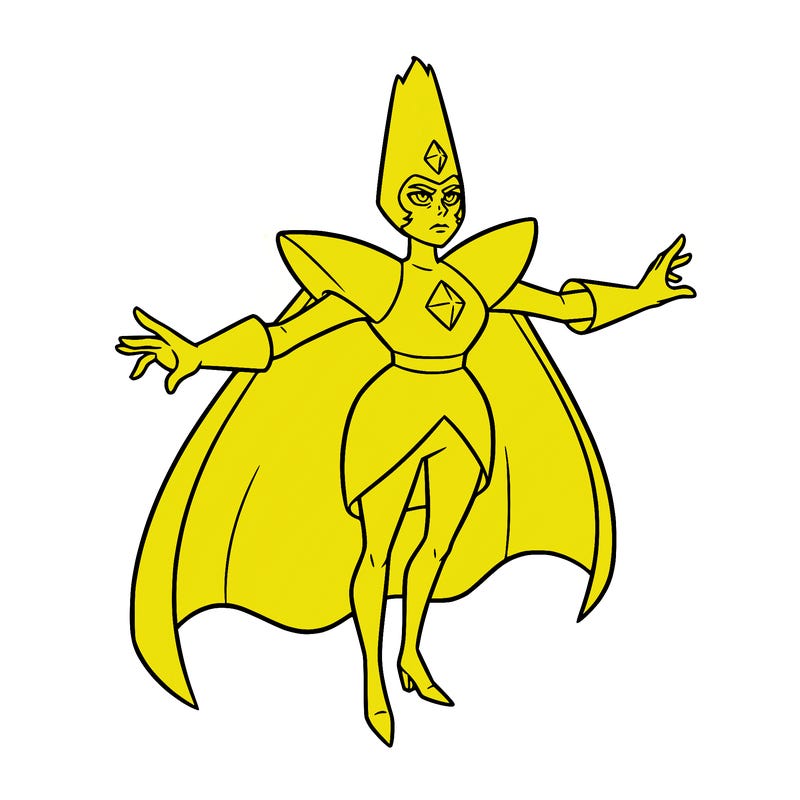 yellow diamond from steven universe