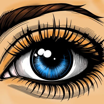 realistic eye