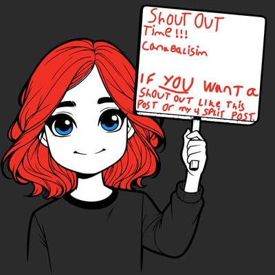 realistic girl holding up a sign