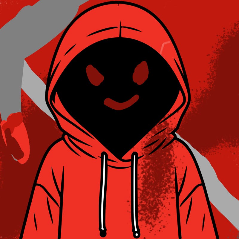 faceless girl in hoodie