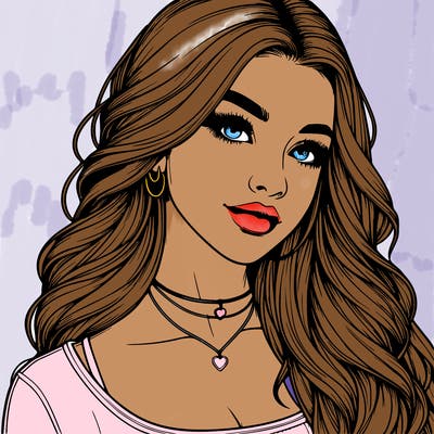 detailed realistic girl