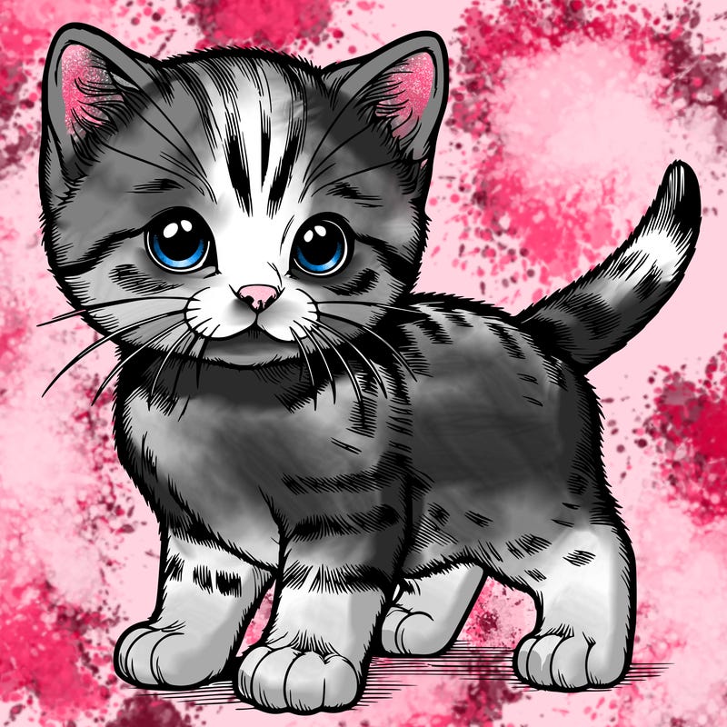 realistic kitten