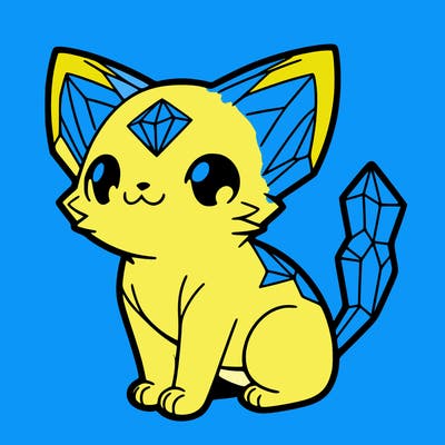 crystal kitten