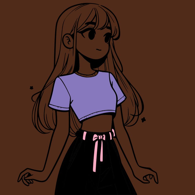 girl in a cute crop top