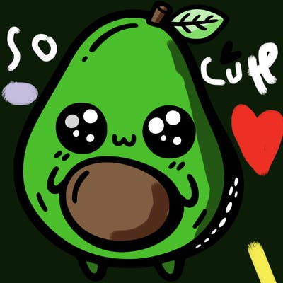 cute avocado