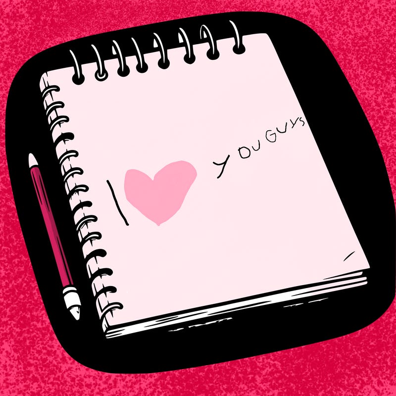 a blank sketch pad