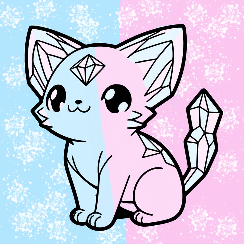 crystal kitten