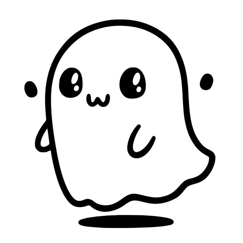 cute little halloween ghost