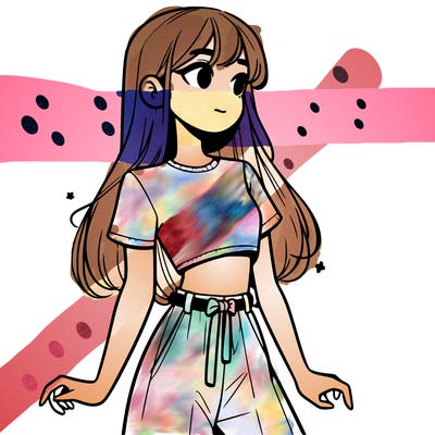 girl in a cute crop top