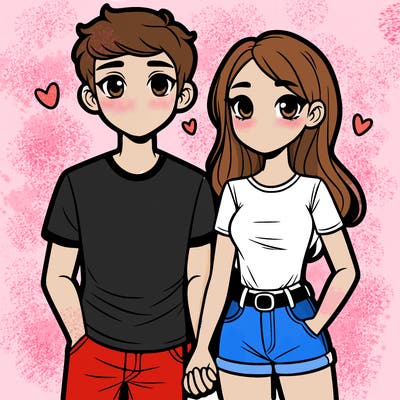 boyfriend and girlfriend