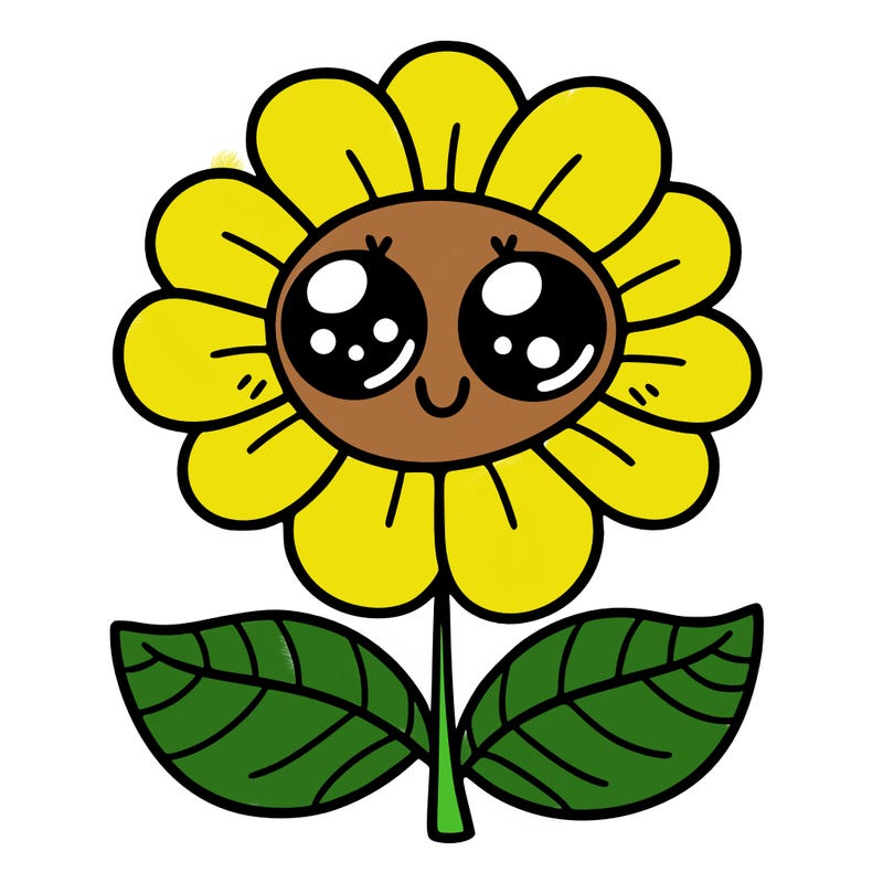 flower with eyes