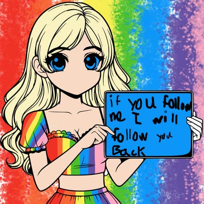 realistic pretty girl holding blank sign