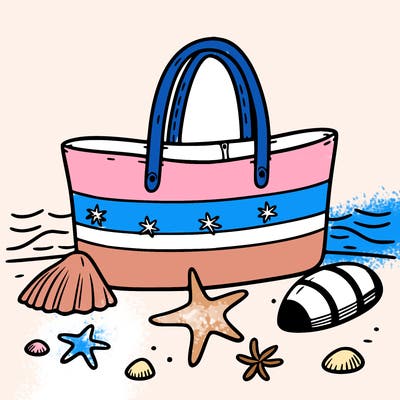 a beach bag