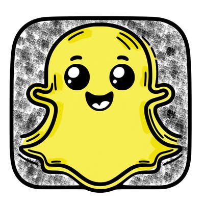 regular snapchat logo