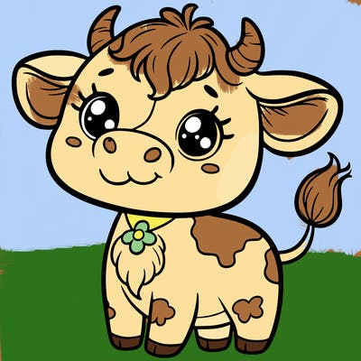 cute cow
