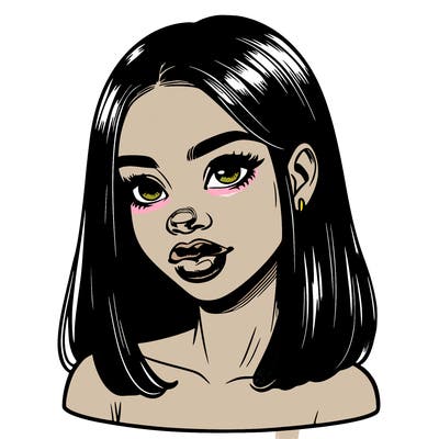 realistic black girl