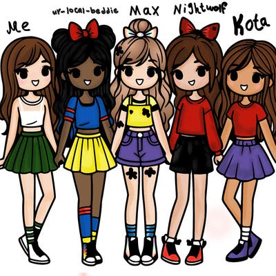 a girls friend group