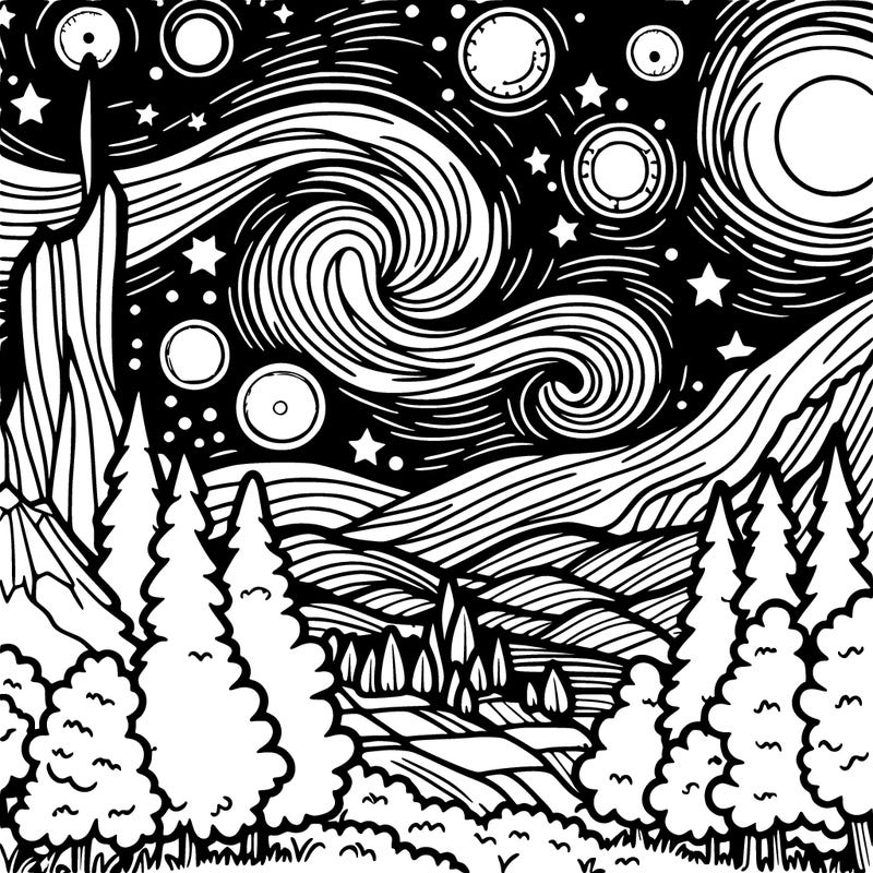 starry night serenity