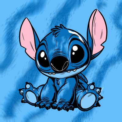 realistic stitch